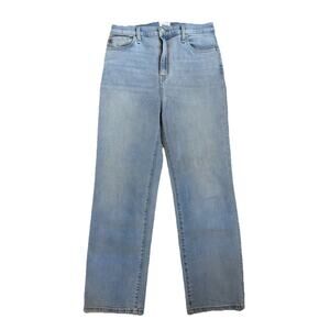 Hudson Women's Size 27 Light Blue NOA High-Rise Straight Leg Stretch Denim Jeans